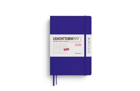LEUCHTTURM DAILY PLANNER 2026 A5 HC 12 MONTHS INK 372777